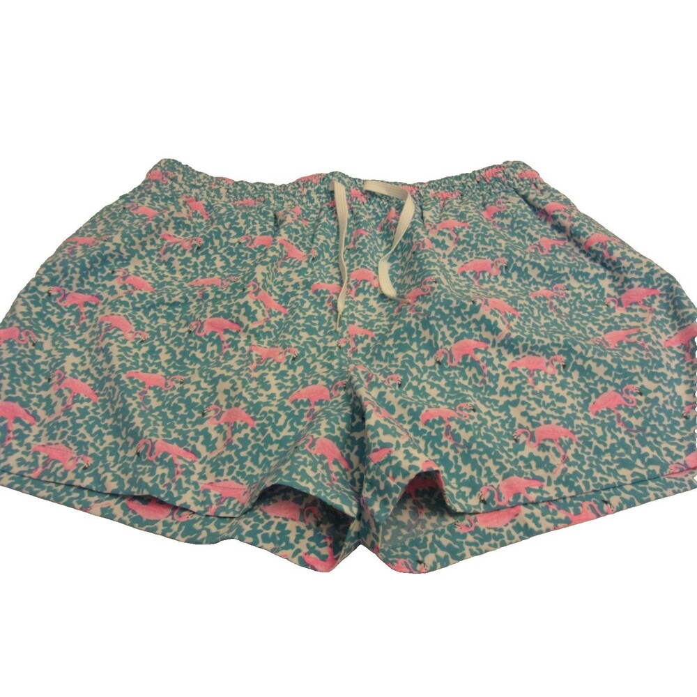 Chubbies Pink Pelicans Swim Trunks Sz. XL Mesh Lining Swimming